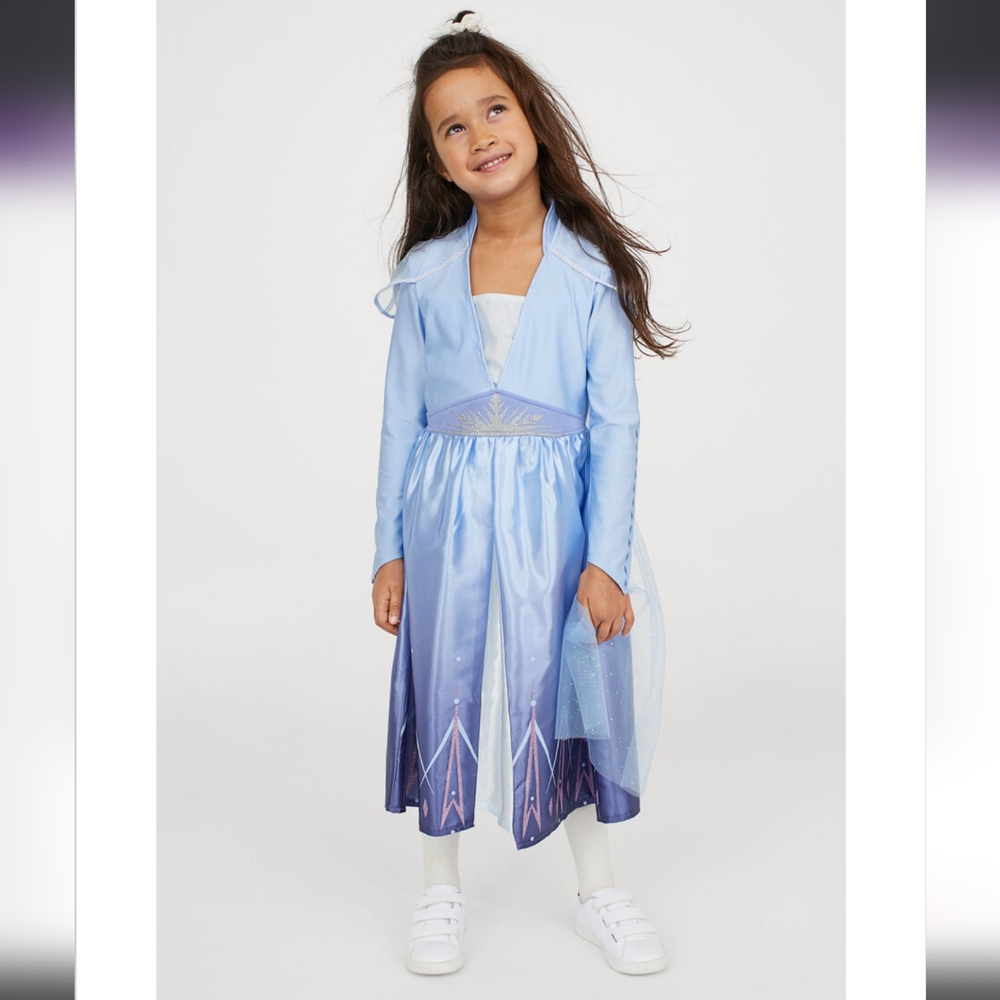H&M Frozen Fever Elsa Dress Costume 4-6Y